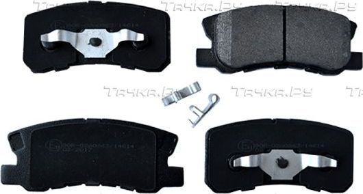 Тормозные колодки ASAM задние для Mitsubishi ASX I 2010-2026. Артикул 55356