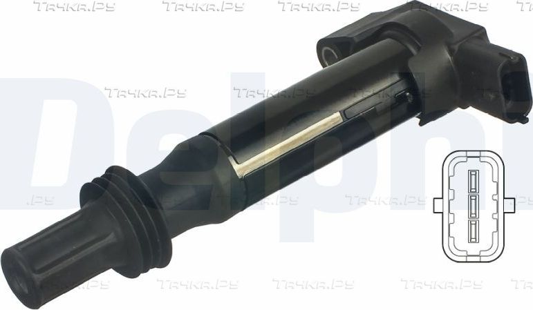 Катушка зажигания Delphi для Citroen C4 II 2014-2026. Артикул GN10584-12B1