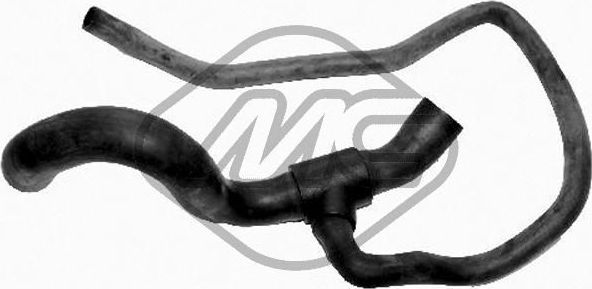 Патрубок радиатора (системы охлаждения) Metalcaucho нижний для Opel Vectra B 1995-1998. Артикул 09110