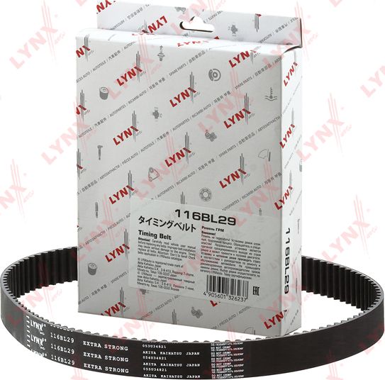 Ремень ГРМ LYNXauto. Артикул 116BL29