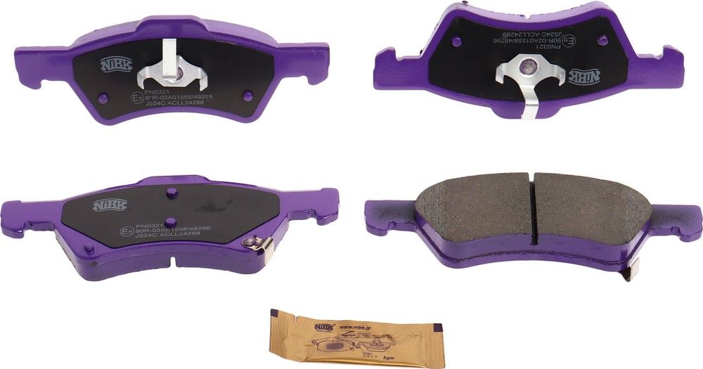 Тормозные колодки NiBK. Артикул PN0321