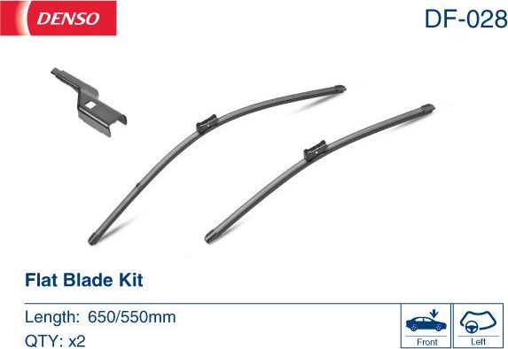 Щетки стеклоочистителя (дворники) Denso. Артикул DF-028