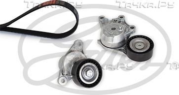 Приводной ремень поликлиновой с роликами (комплект) Gates Micro-V® E-START™ для Peugeot 2008 I 2015-2026. Артикул K016PK1005EST