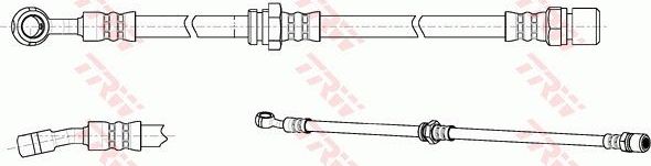 Тормозной шланг TRW. Артикул PHD992