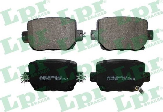 Тормозные колодки LPR. Артикул 05P2267