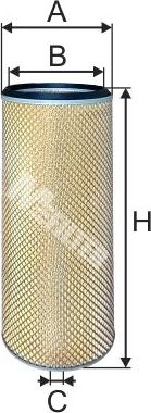 Воздушный фильтр MFilter. Артикул A 520/1