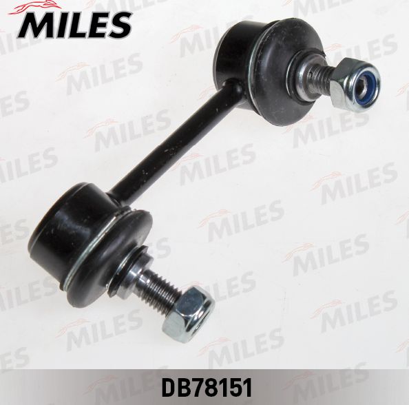Стойка (тяга) стабилизатора Miles (сталь) задняя левая для Toyota Avensis II 2003-2008. Артикул DB78151