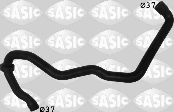Патрубок радиатора (системы охлаждения) Sasic нижний для Volkswagen LT II 1997-2006. Артикул 3406042