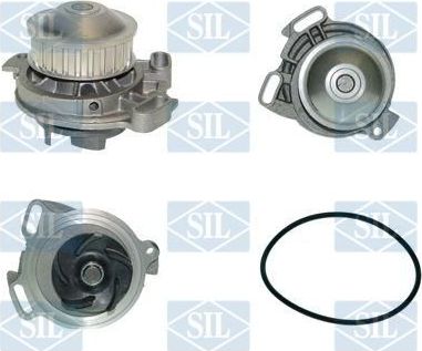Помпа (водяной насос) Saleri/SIL для Audi 200 II (C3) 1983-1991. Артикул PA377P