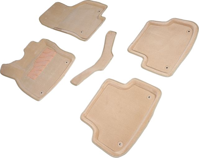 Коврики Seintex 3D ворсовые для салона Audi A3 8V 2012-2026 БЕЖЕВЫЕ. Артикул 94290