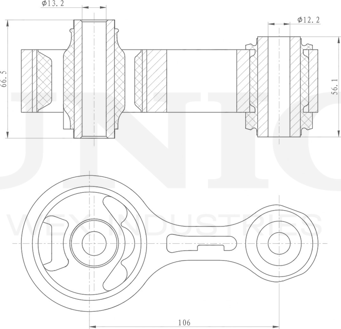 Опора двигателя (Unio). Артикул RMP-15076
