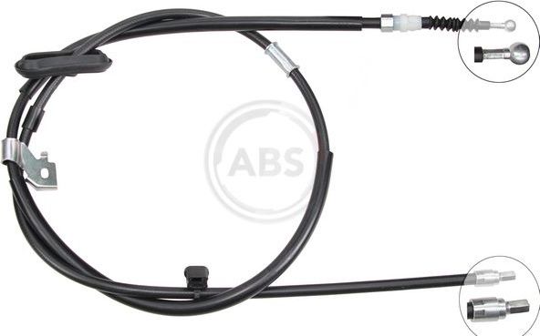 Трос ручника (тросик ручного тормоза) ABS. Артикул K13883