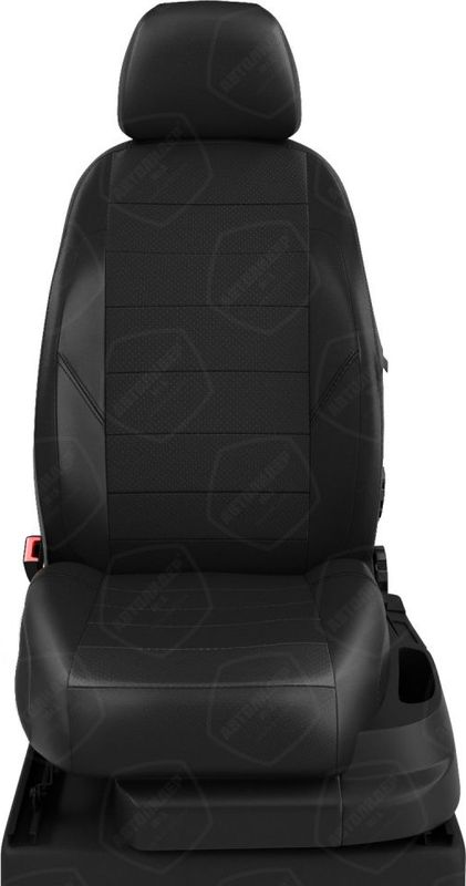 Чехлы Автолидер на сидения для Nissan Qashqai J11 2013-2022 (5 мест), цвет Черный. Артикул NI19-0803-EC01