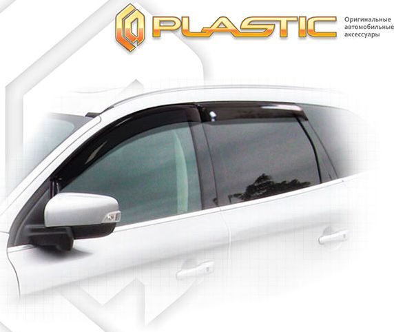 Дефлекторы СА Пластик для окон (Classic полупрозрачный) Volvo XC60  2009-2013. Артикул 2010030303345