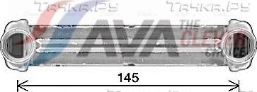 Радиатор отопителя (печки) AVA. Артикул DN6471