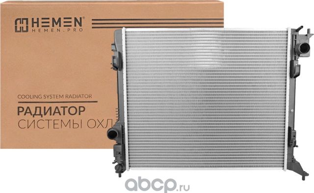 Радиатор охлаждения двигателя Nissan Qashqai 13-, X-Trail 14- () (Hemen). Артикул HOSR062