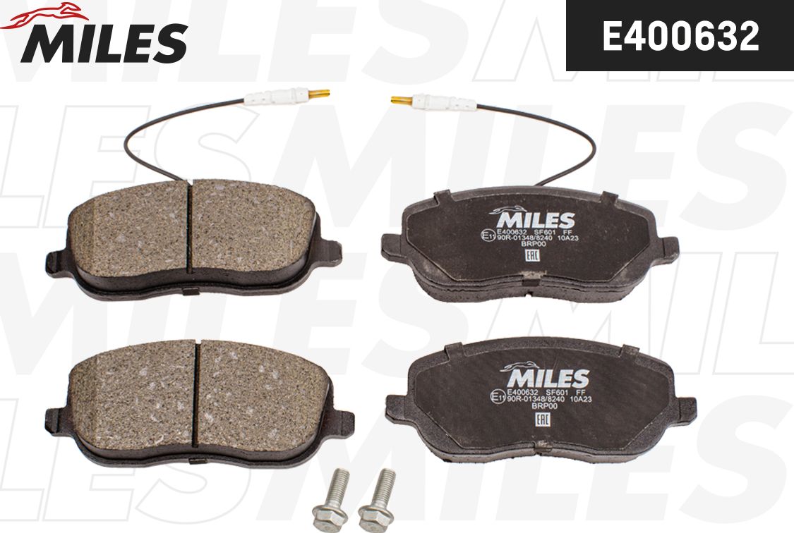 Тормозные колодки Miles (Low-Metallic). Артикул E400632