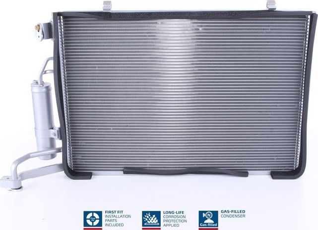 Радиатор кондиционера (конденсатор) Nissens (алюминий). Артикул 941101