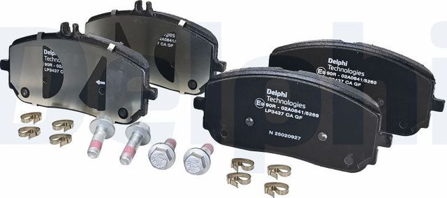 Тормозные колодки Delphi (Low-Metallic). Артикул LP3437