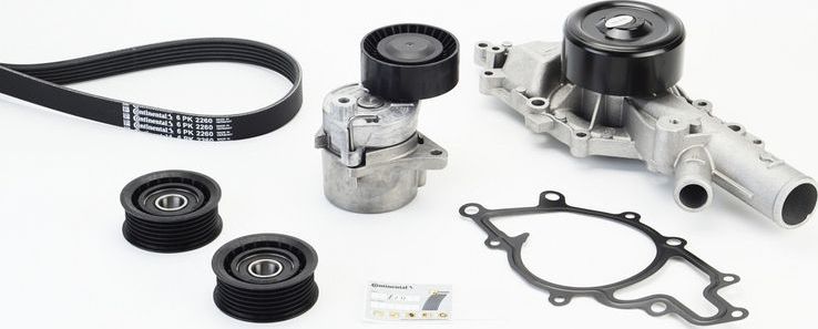 Комплект поликлинового ремня  с водяным насосом) MERCEDES BENZ: C CLASS  W204) ContiTech. Артикул 6PK2260WP3