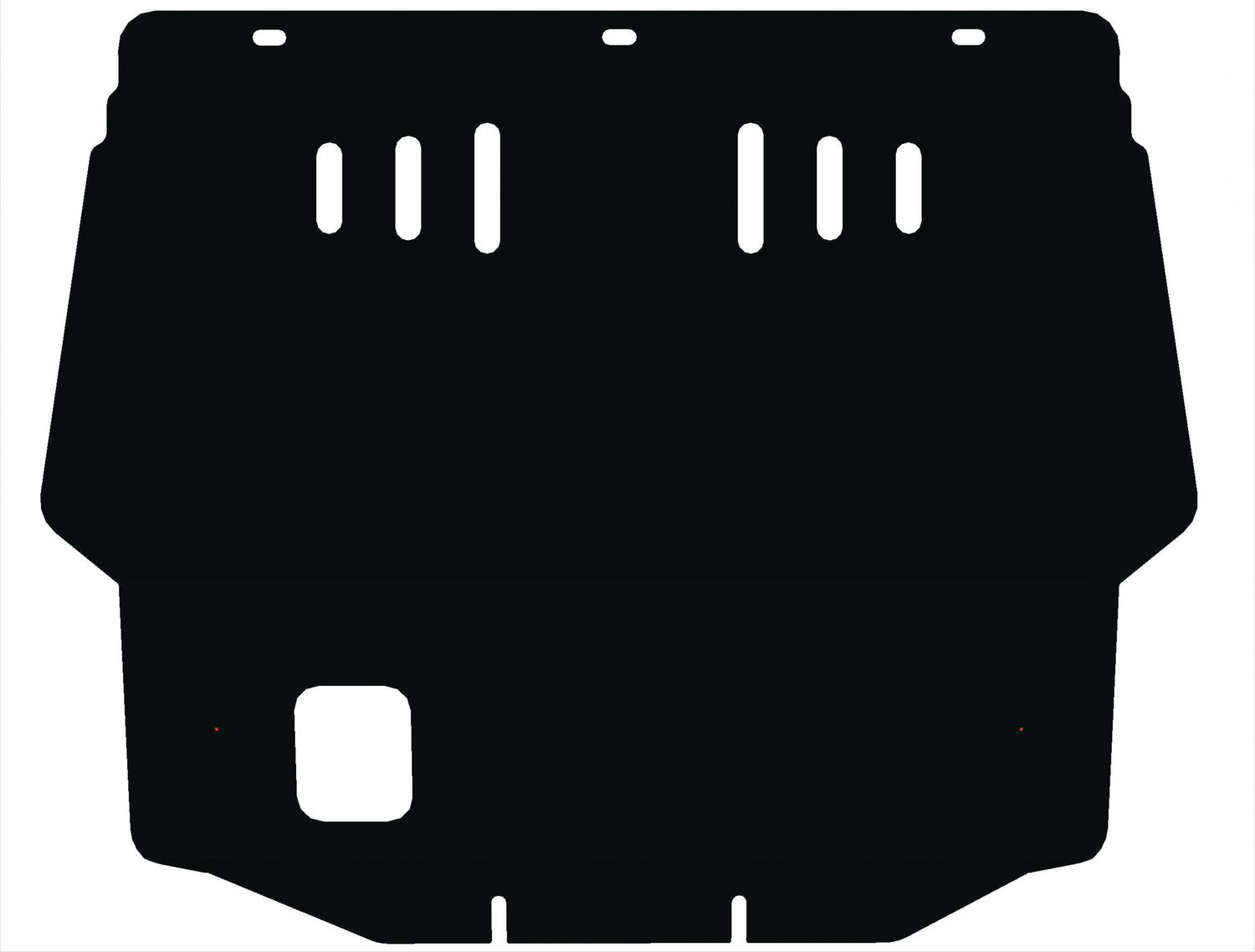 Защита Alfeco для картера и КПП Renault Kangoo I 1998-2003. Артикул ALF.04.05