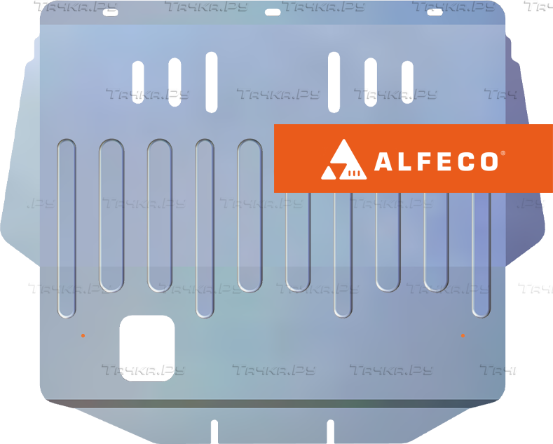 Защита алюминиевая Alfeco для картера и КПП Daewoo Орион М-1 (Донинвест) 1997-2001. Артикул ALF.04.05 AL4