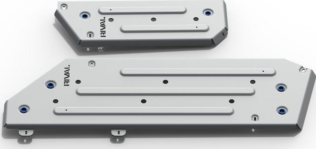 Защита алюминиевая Rival для топливного бака Toyota Land Cruiser 300 2021-2026. Артикул 2333.9554.1.6