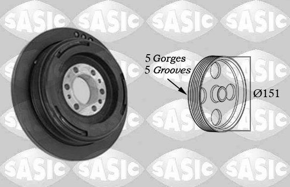 Шкив коленвала Sasic для BMW 7 III (E38) 1996-2001. Артикул 2156080