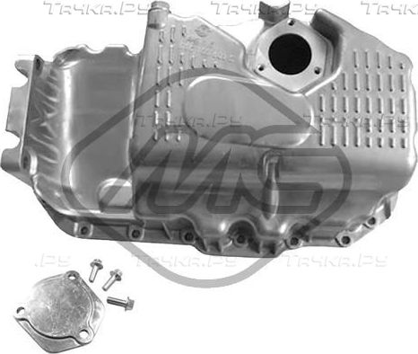 Масляный поддон картера двигателя Metalcaucho для Audi A3 II (8P) 2003-2013. Артикул 05970