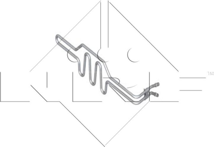 Радиатор масляный (маслоохладитель) для гидроусилителя руля NRF (алюминий). Артикул 31251