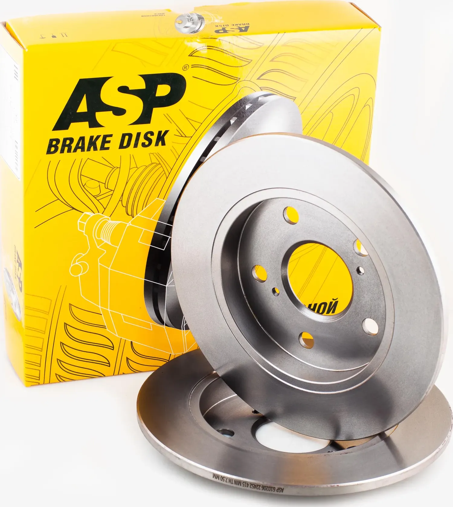 Диск тормозной TOYOTA Auris 07->/Corolla 06-> задний D=259 (ASP) ASP. Артикул 610206
