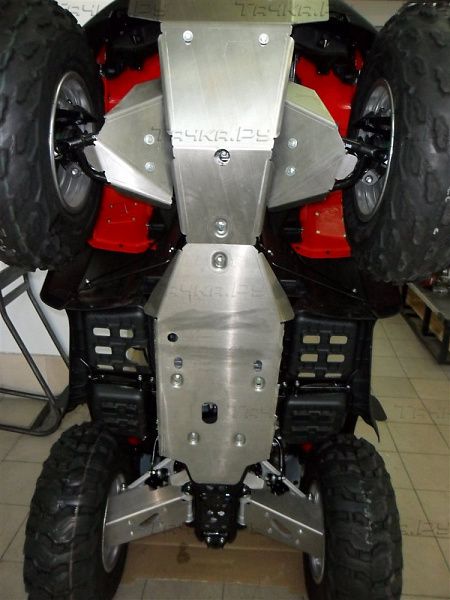 Защита АВС-Дизайн для днища, рычагов и пороги ATV HONDA FourTrax Rincon TRX680FA 2007-2026. Артикул 50.02ABC