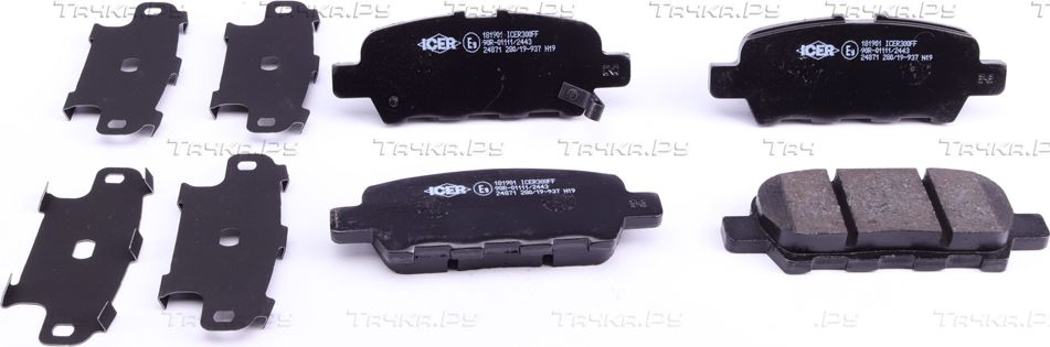 Тормозные колодки Icer задние для Infiniti G IV 2008-2013. Артикул 181901