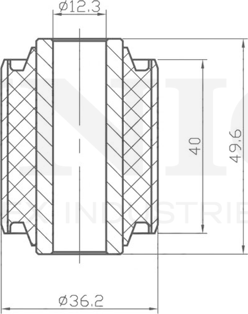 Сайлентблок рычага подвески (Unio). Артикул RMP-20159