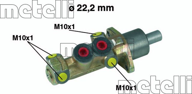 Тормозной цилиндр главный Metelli для Renault Megane I 1997-1998. Артикул 05-0387