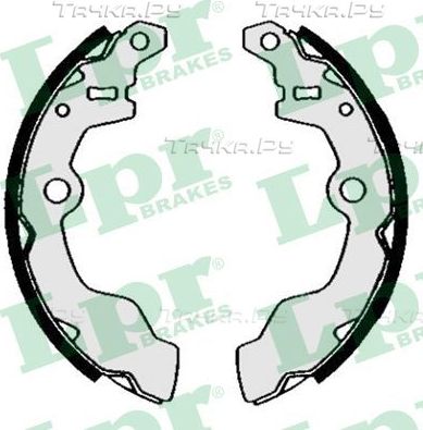 Тормозные колодки LPR задние для Subaru Justy I 1984-1995. Артикул 05080