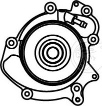 Насос водяной MERCEDES-BENZ ML (W166) /GL (X166) 3.0D [OM642] регулир. 11- (Luzar). Артикул LWP 1505