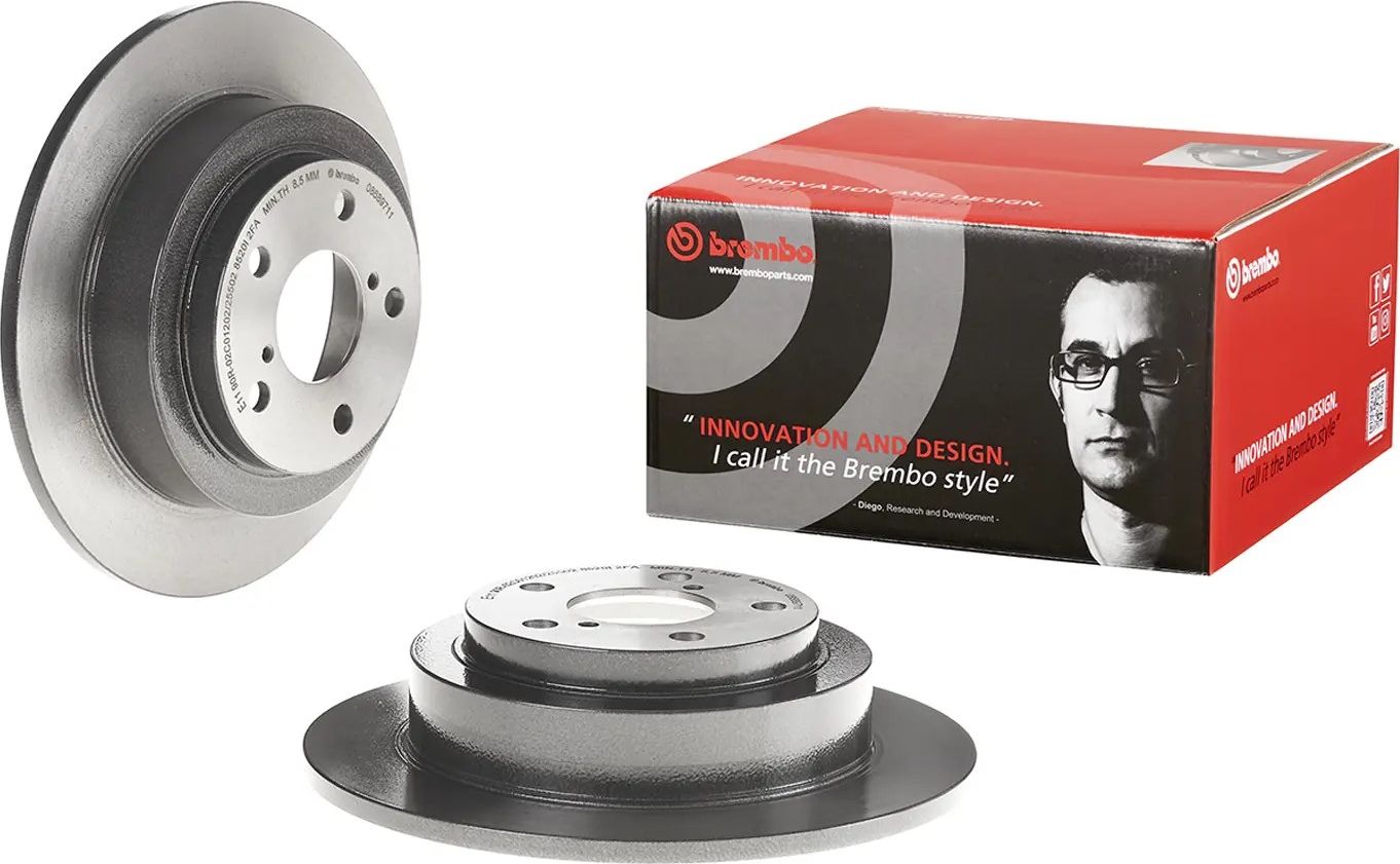Тормозной диск Brembo PRIME LINE - UV Coated. Артикул 08.6897.11