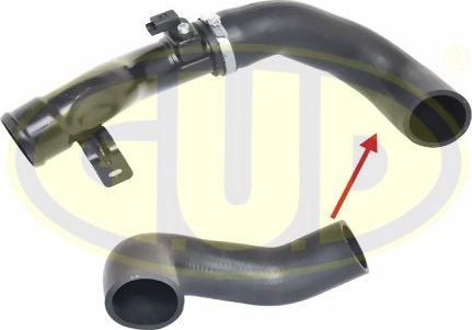 Патрубок интеркулера G.U.D.. Артикул GTH019875