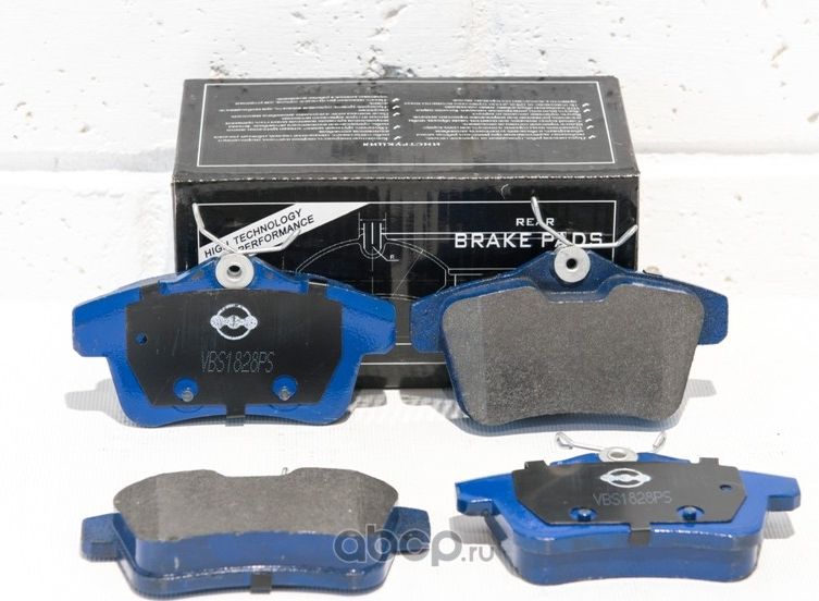 колодки задние citroen c4/ds4/ds5/peugeot 308/3008/5008 (Vite). Артикул VBS1828PS