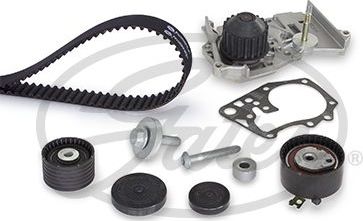 Помпа (водяной насос) с комплектом ремня ГРМ Gates PowerGrip® для Dacia Duster I 2010-2018. Артикул KP35671XS