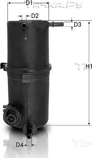 Топливный фильтр  Tecneco Filters. Артикул GS3019P