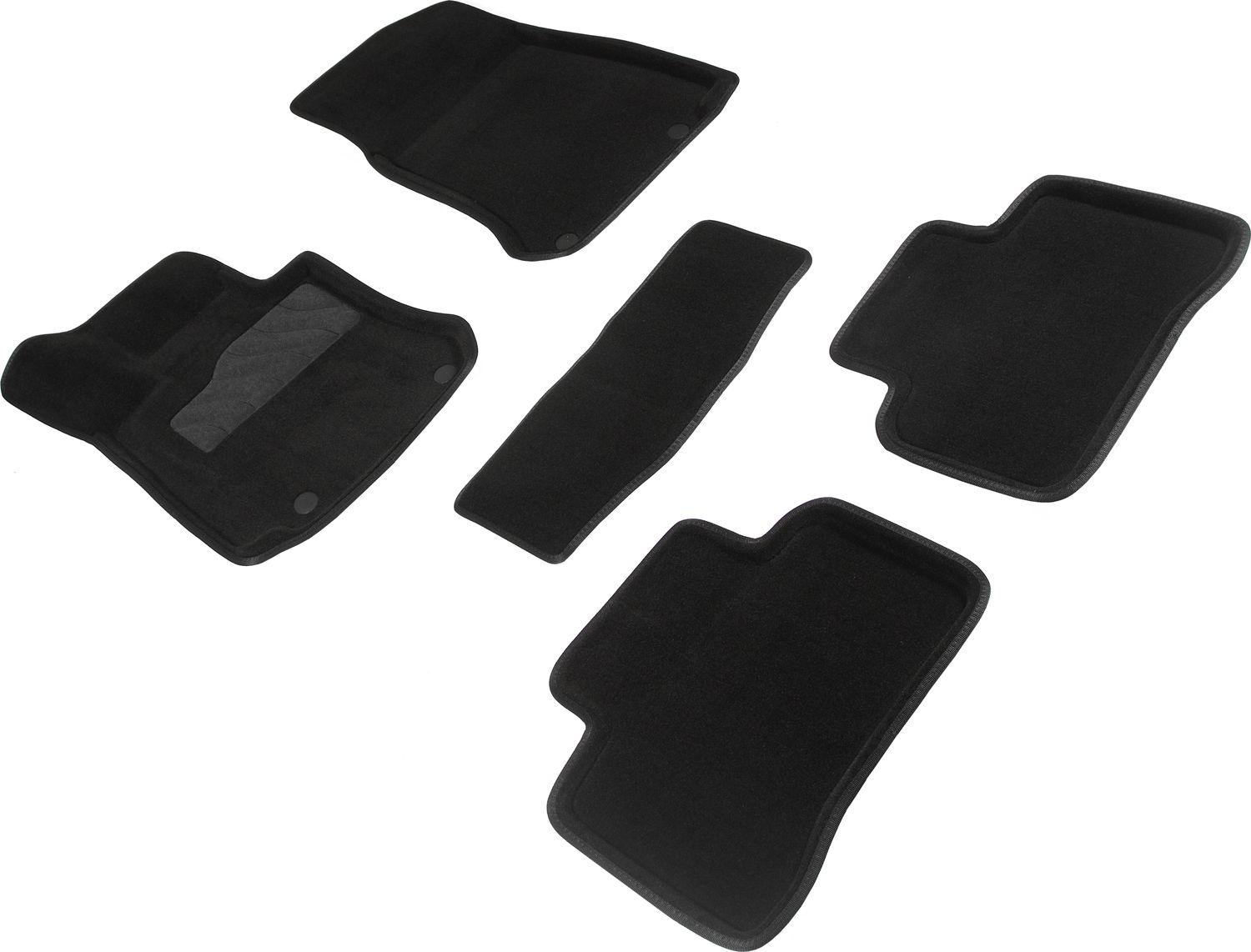 Коврики Seintex 3D ворсовые для салона Mercedes-Benz GLC-Класс X253 2015-2026. Артикул 90255