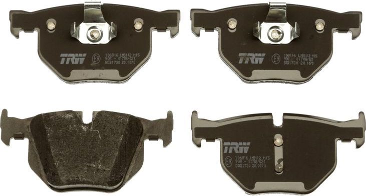 Тормозные колодки TRW COTEC задние для BMW X5 III (F15) 2013-2018. Артикул GDB1730