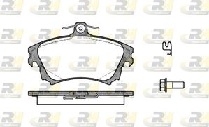 Тормозные колодки RoadHouse передние для Mitsubishi Colt VI (Z20/Z30) 2004-2012. Артикул 2708.02