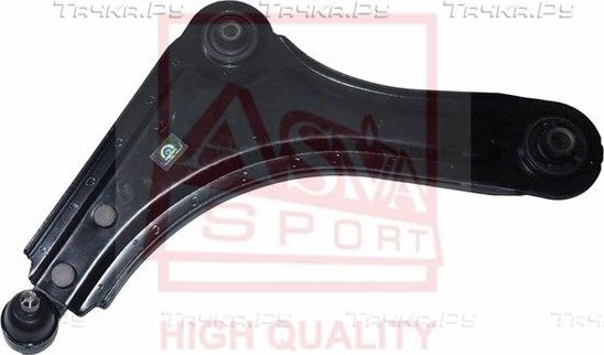 Поперечный рычаг передней подвески Asva левый нижний для Daewoo Nubira I 1997-2000. Артикул 1124-008