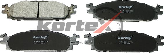 Колодки торм. перед.к-т (Kortex). Артикул KT4400STD