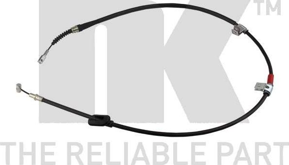 Трос ручника (тросик ручного тормоза) NK левый для Suzuki Baleno I 1996-2002. Артикул 905214