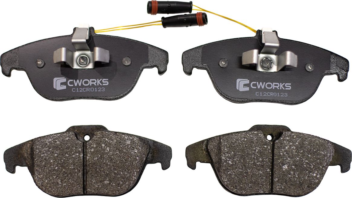 Колодки тормозные задние (Low Metallic) (Cworks). Артикул C12CR0123
