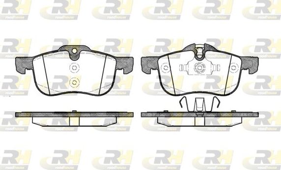 Тормозные колодки RoadHouse передние для Rover 75 I 1999-2005. Артикул 2719.00